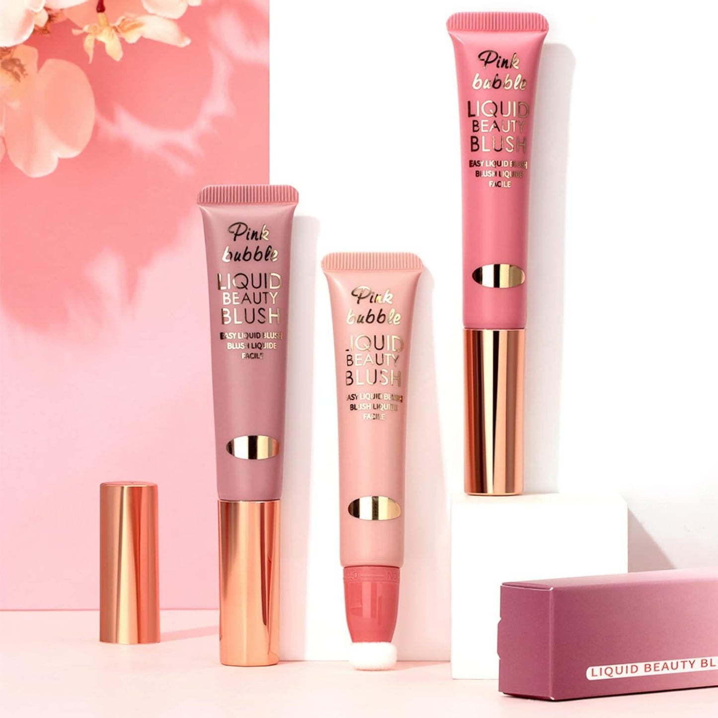 Blush Beauty Wand Cream Blush Stick for Cheeks and Lips,Blush Creams Blush Highlighter,Easily Blendable,Stick Blush Smudge Proof