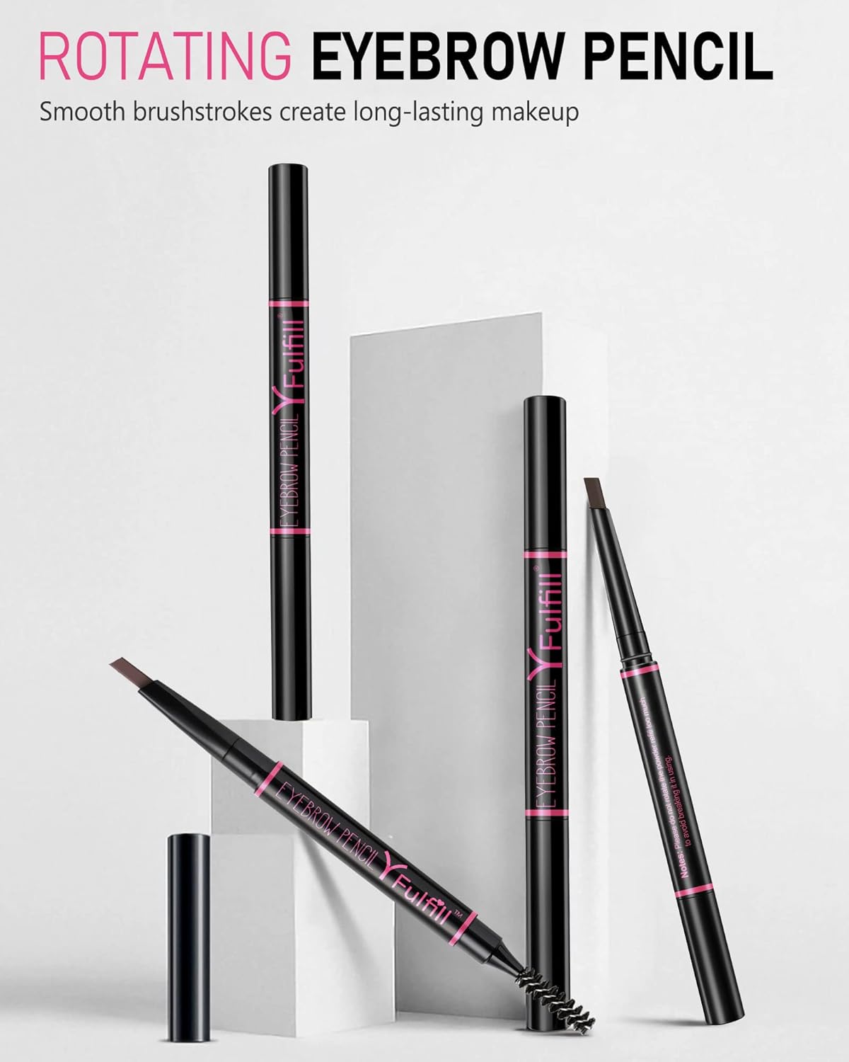 Grey Eyebrow Pencil for Older Women, Waterproof, Eyebrow Pen for Gray Hair
