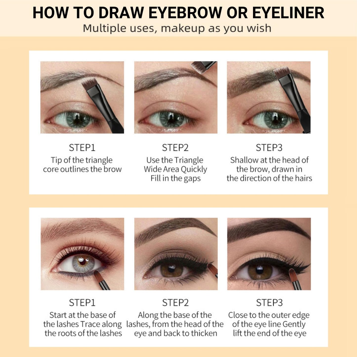 Eyebrow Pomade - Waterproof Brow Pomade for Long-lasting Results,Smudge Proof and Sweat Resistant Formula,Natural Eyebrow Makeup for All Skin Types and Tones - Dark Brown