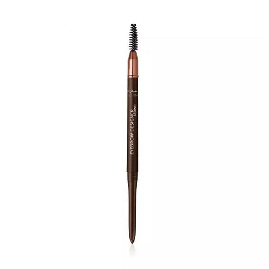 M. Asam MAGIC FINISH Eyebrow Designer Brown - 4-in-1 eyebrow pencil with rotating mine & spiral brush, perfect shape & fullness thanks to powdery texture, optimal brow arch, eye make-up, 0.01 Oz