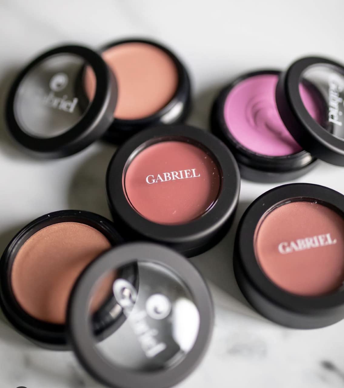 Gabriel Cosmetics Multi Pot (Peony), 3-in-1 Multi pot, Smooth Finish Formula for Eyes,Lips, and Cheeks for sun kissed glow. Natural, Paraben Free, Vegan, Gluten-free, Cruelty-free, Non GMO, 0.08 oz.