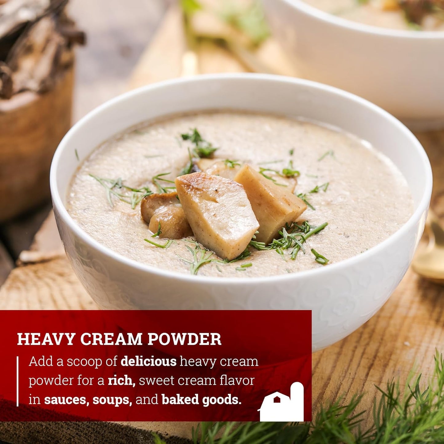 Hoosier Hill Farm Heavy Cream Powder, 1LB (Pack of 1)
