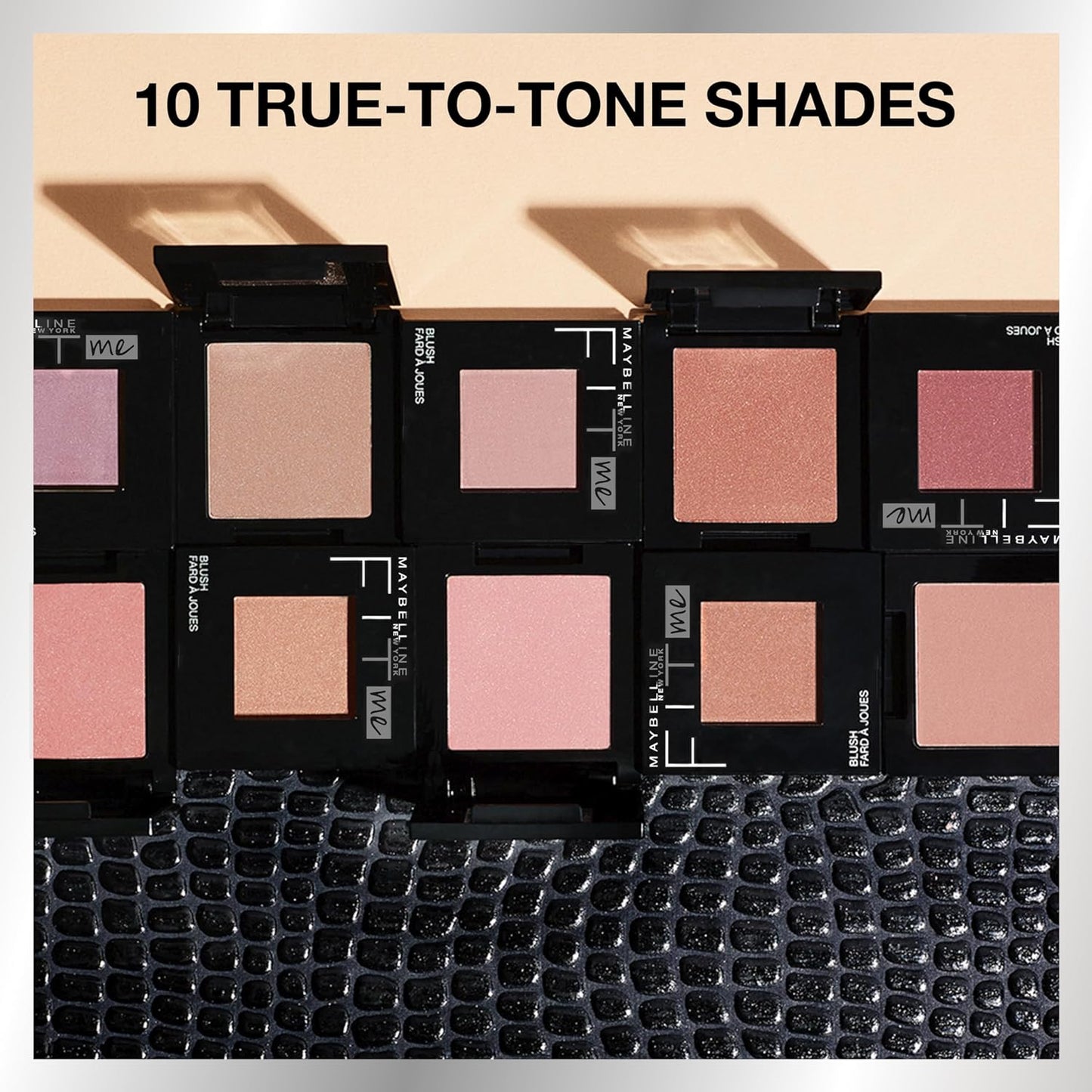Maybelline Fit Me Blush, Lightweight, Smooth, Blendable, Long-lasting All-Day Face Enhancing Makeup Color, Plum, 1 Count